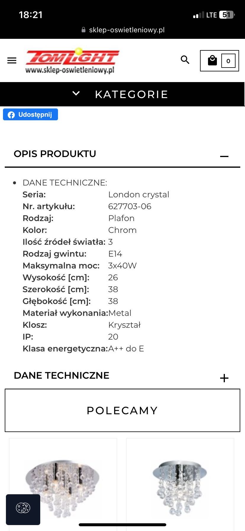Dwa żyrandole  ,lampy kryształowe