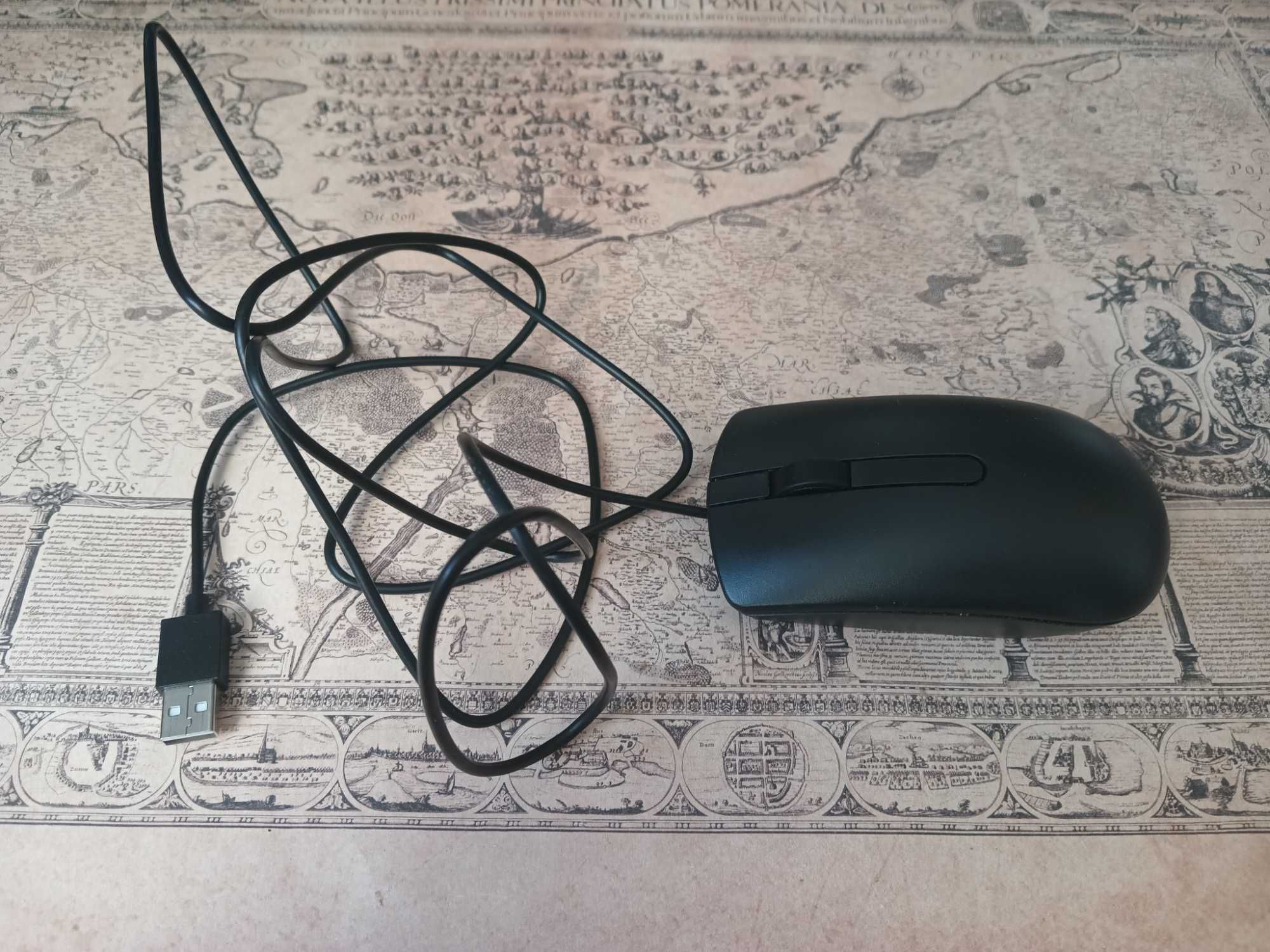 Klawiature HP TPC-C001K + mysz optyczna Dell MS116.