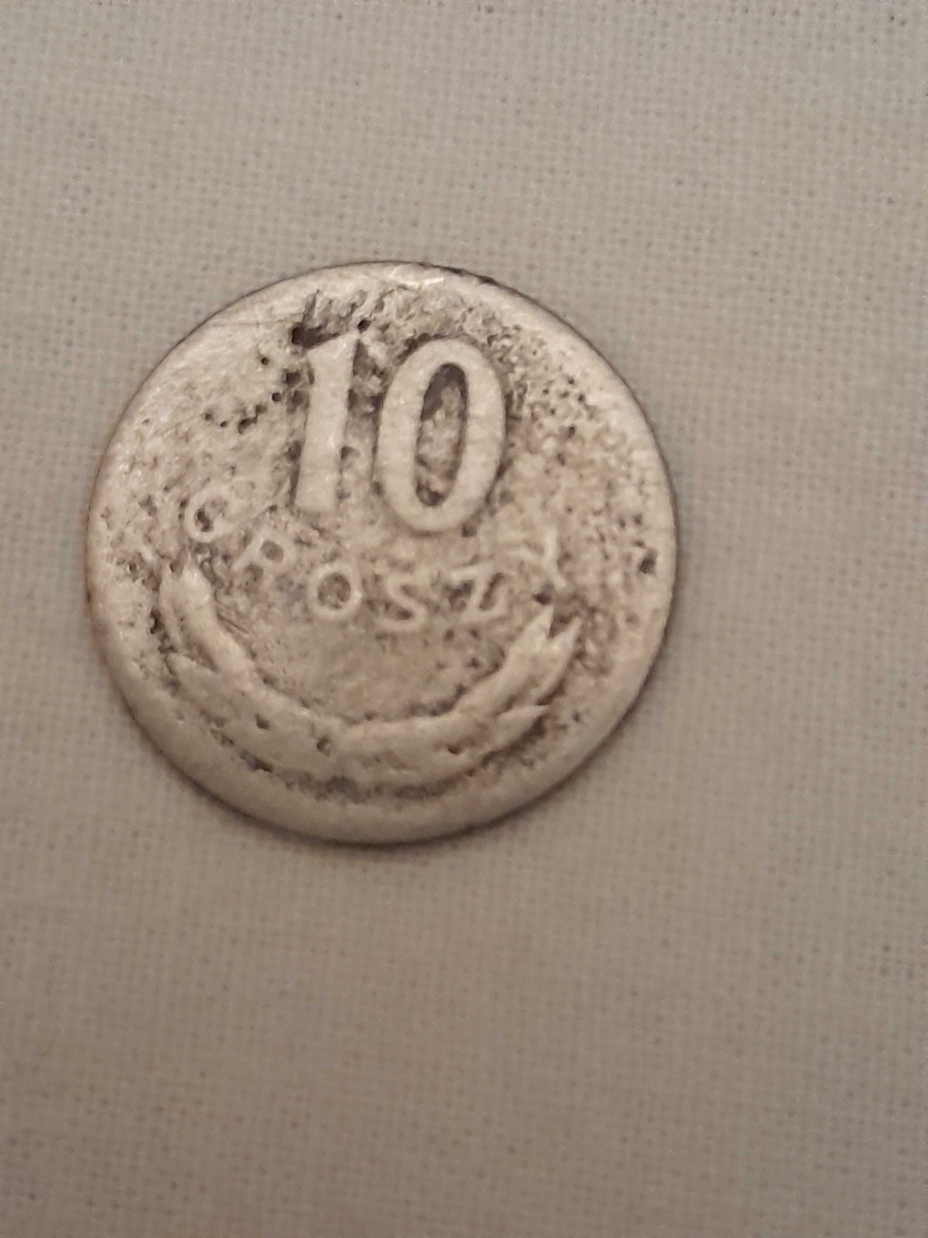 Sprzedam monetę kolekcjonerską 10gr. 1949 r.  z miedzioniklu PRL