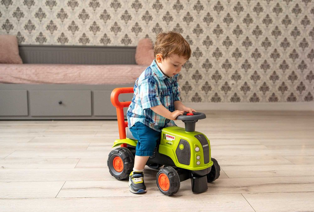 Falk Jeździk i chodzik 2w1 traktor Baby Claas 312S traktorek