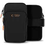 Etui Tech-Protect M7 Universal Sport Armband - czarno-pomarańczowa
