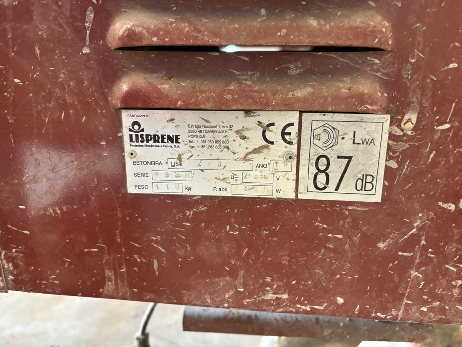 Betoneira Lisprene LIS220