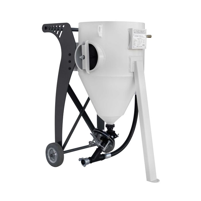 Polska piaskarka syfonowa ciśnieniowa mobilna SBM-90-13 Land Reko