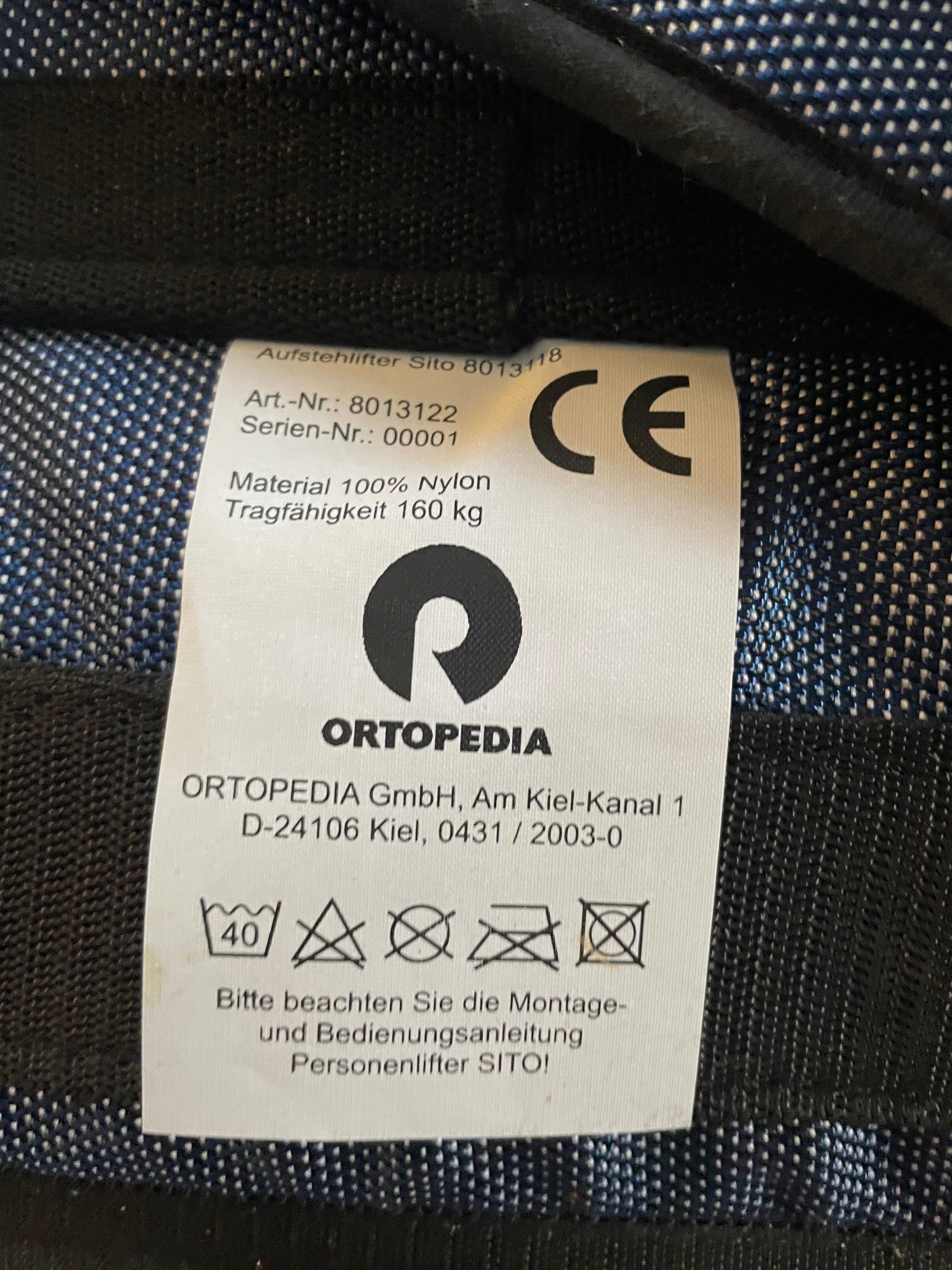 Szelki uprząż nosidło do ponośnika dla  niepełnosprawnych Ortopedia