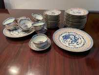 Serviço de cha Chinês, bago de arroz