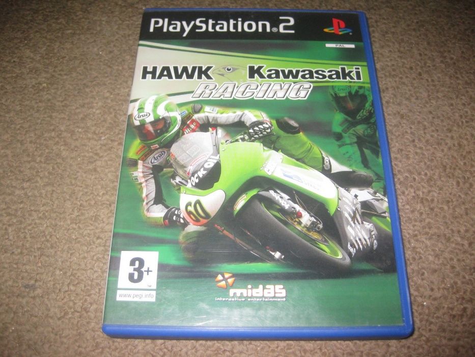 Jogo "Hawk Kawasaki Racing" para PS2/Completo!