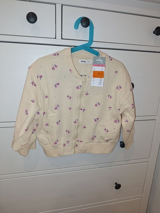 Nowa bluza dla dziewczynki 110 Sinsay