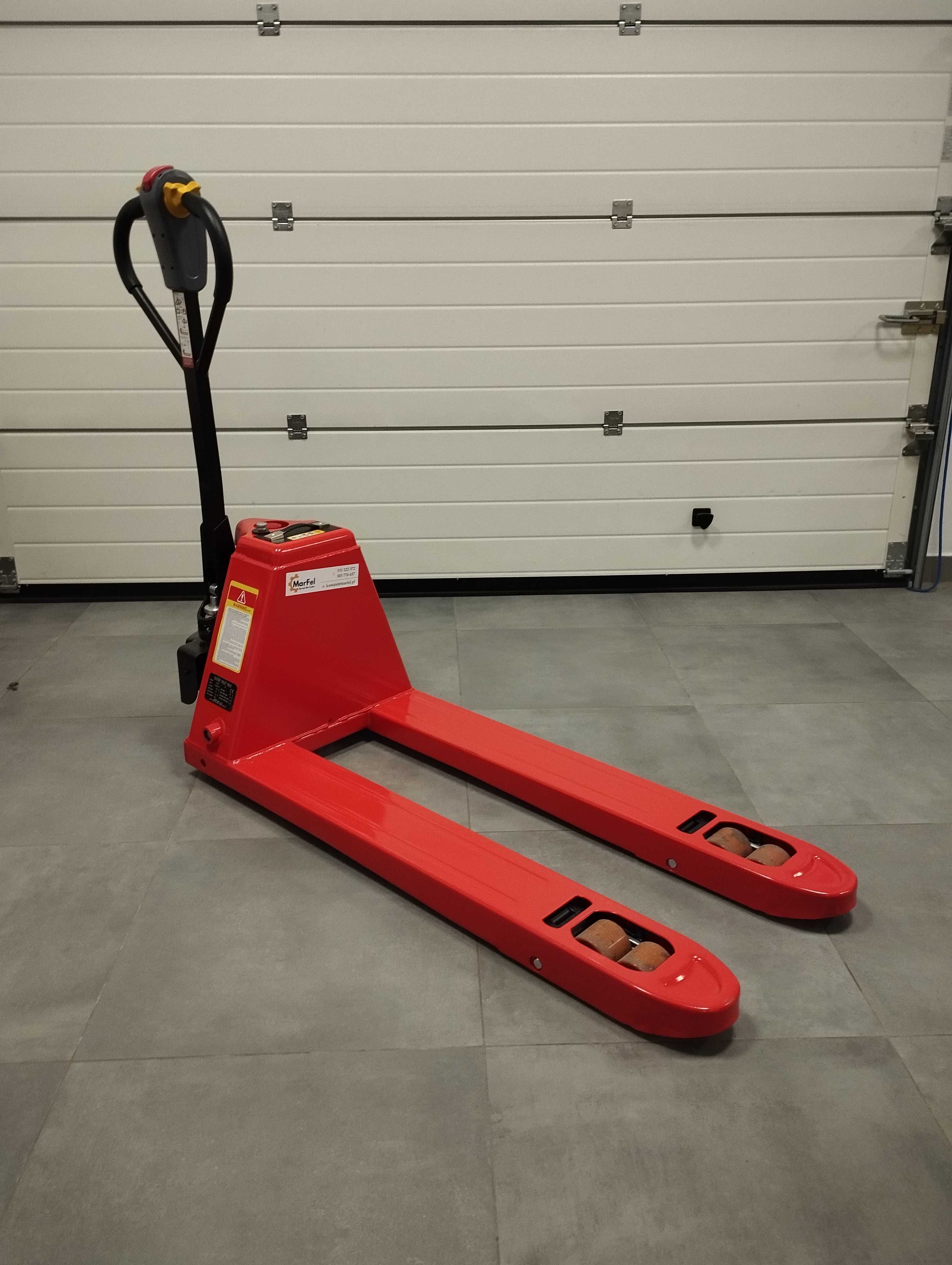 Paleciak elektryczny wózek paletowy widlak PPT20 EPT15 115cm 100cm cbd