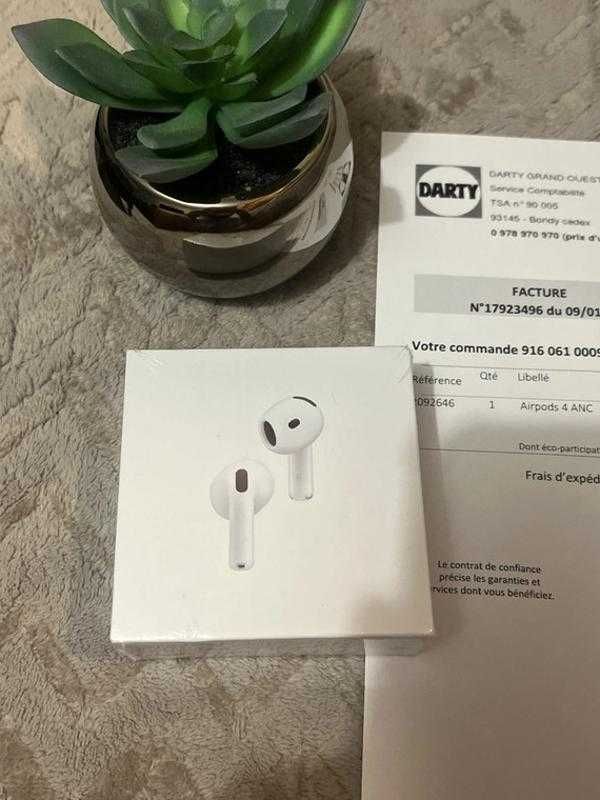 słuchawkiAppleairpods4zA-N-C- NOWE z gwarancją-do iOSi iPad