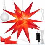 KESSER LED Christmas Star 3D, oświetlenie LED z timerem