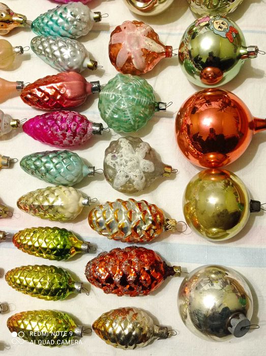 Ёлочные новогодние игрушки. СССР.