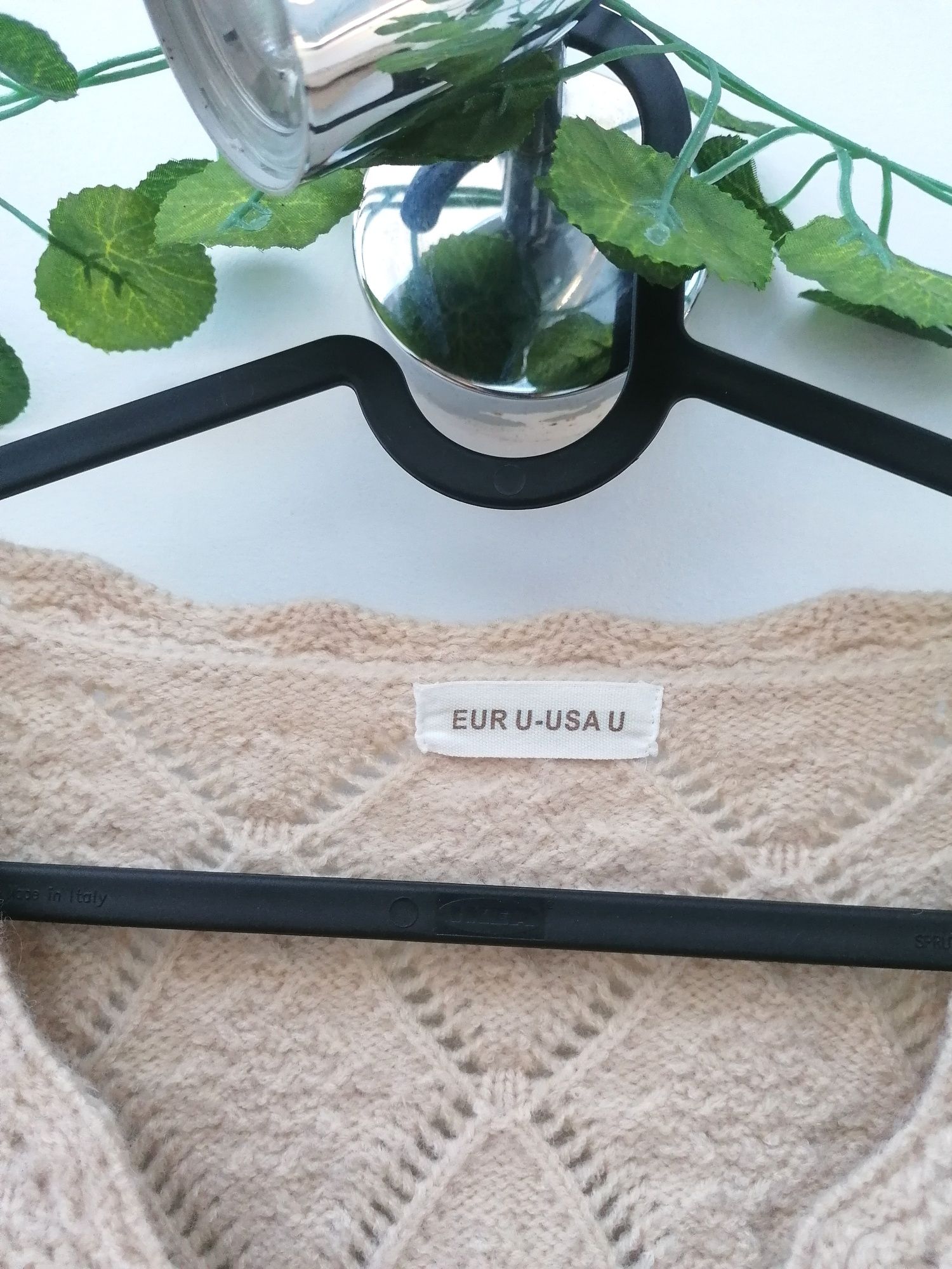 Cardigan de Malha Creme
