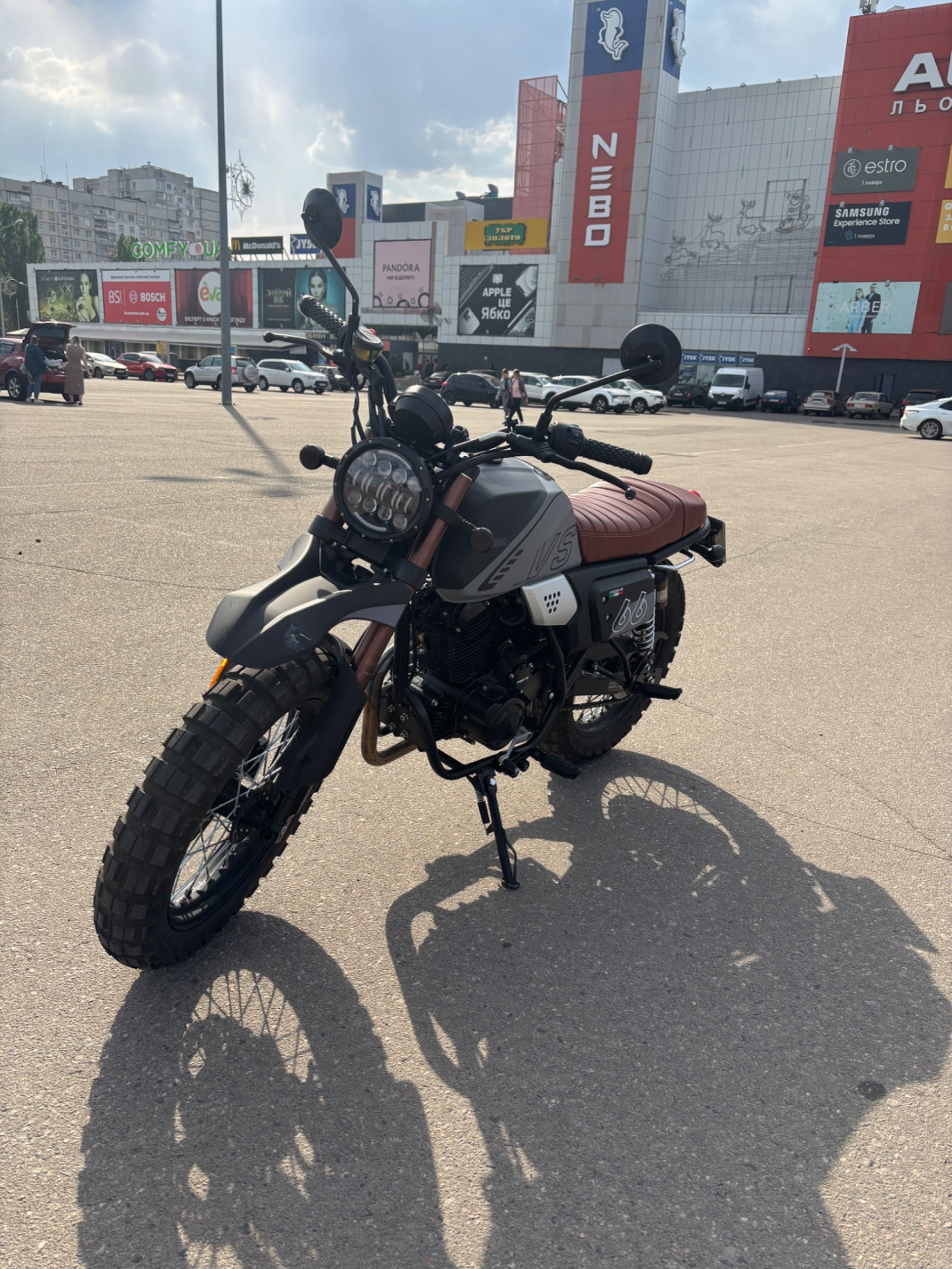 FORTE FT250-F6 Scrambler, до 20 Июля, 250 кубов, 2 ключа Как Новый
