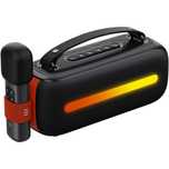 Głośnik Bluetooth z mikrofonem bezprzewodowym Karaoke USB FM TWS LED