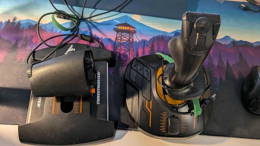 Thrustmaster T16000M Slider mod