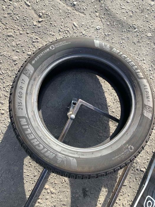 Шини 215/60 R17 пара Michelin 2023р зима 7мм