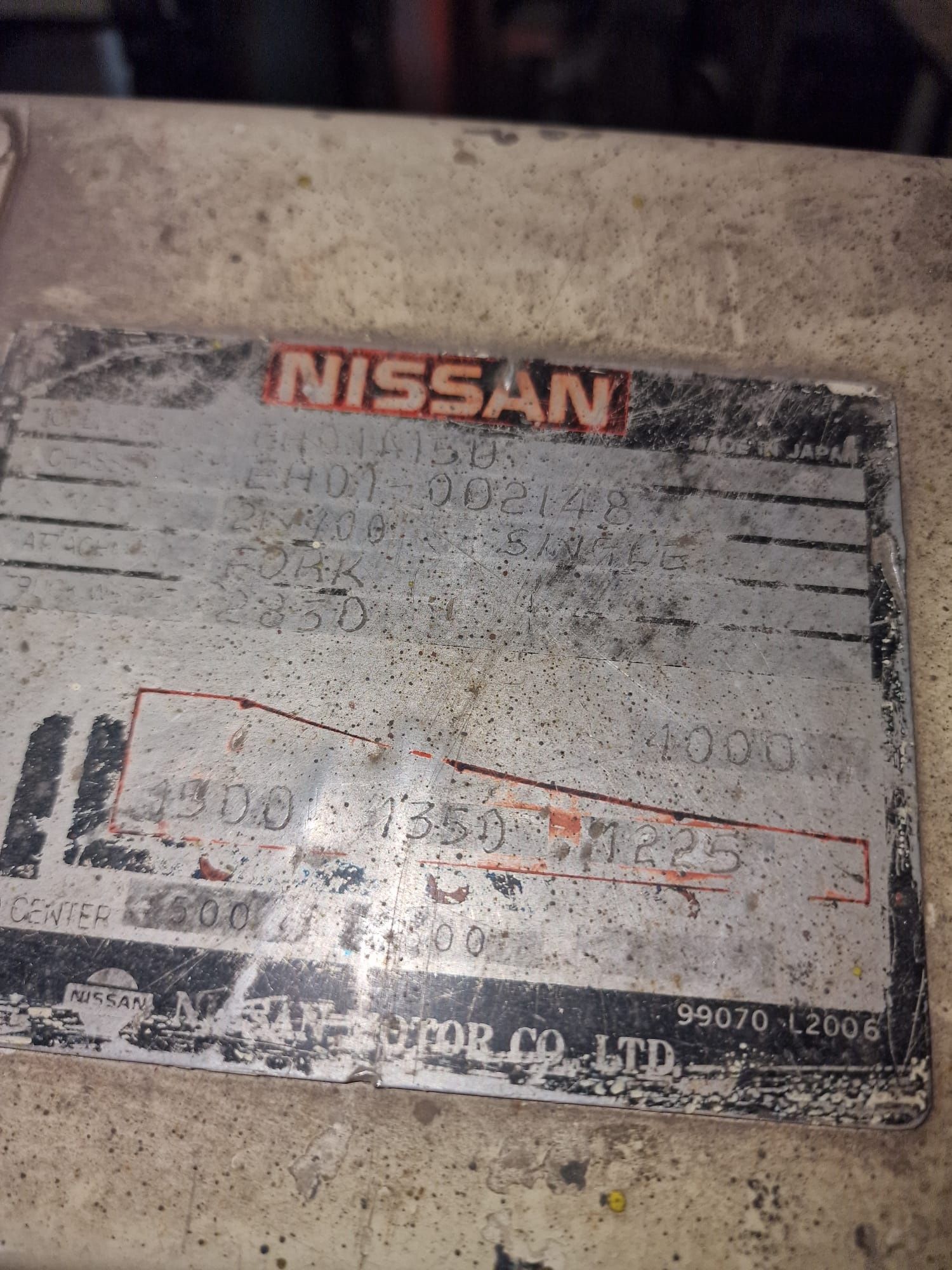Wózek widłowy Nissan