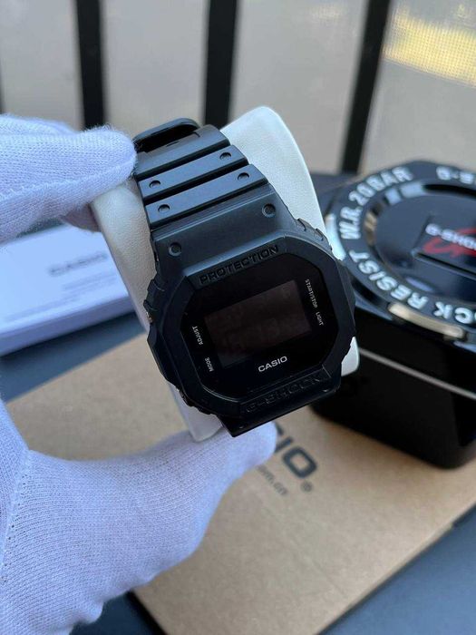Годинник Casio G-Shock DW-5600 Total Black | часы мужские касыо | A159
