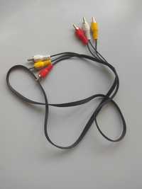 Соединительный кабель 3 RCA х 3 RCA (тюльпан)