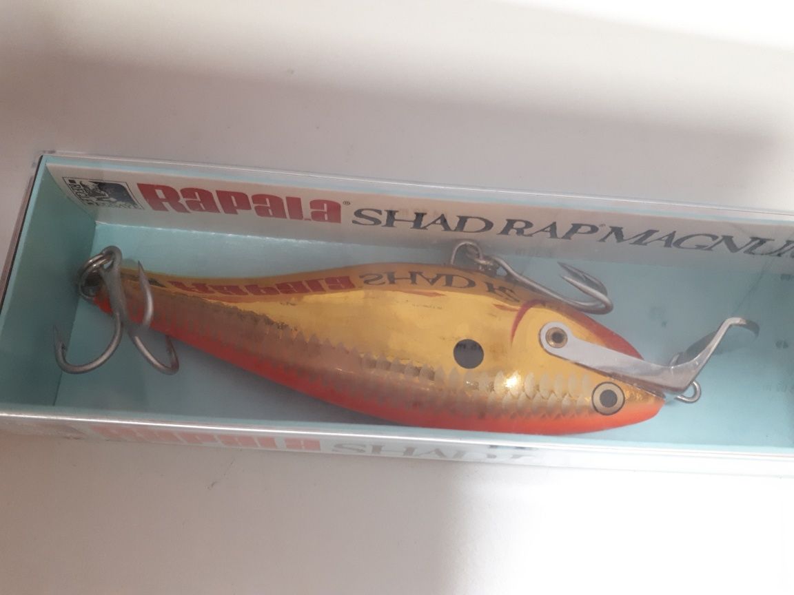 Rapala Wobler Shad Rap Magnum 12cm 40g Chrome Gold kolekcjonerski