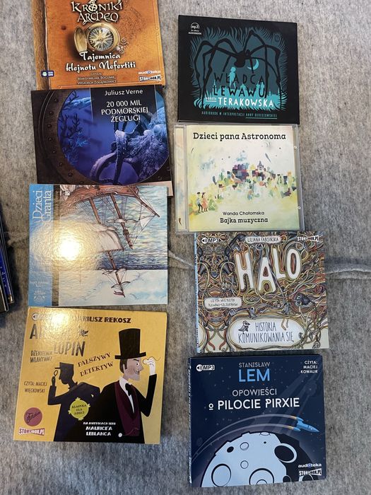 Audiobook mp3 zestaw 40 sztuk verne tomek