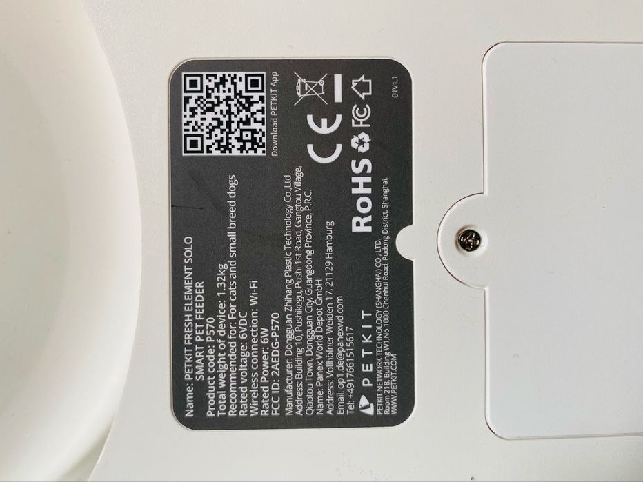 Comedouro Alimentador gato cao automatico - Smart Pet Food Feeder