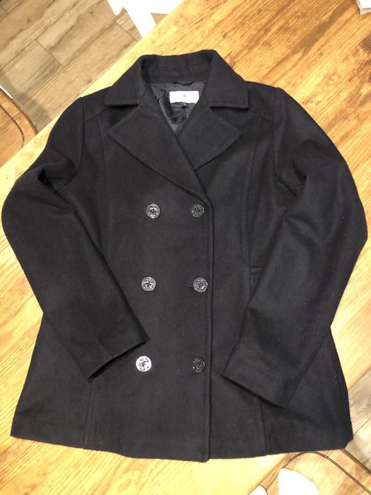 Plaszcz 54% wełny Hampton Republic M ciemny granat