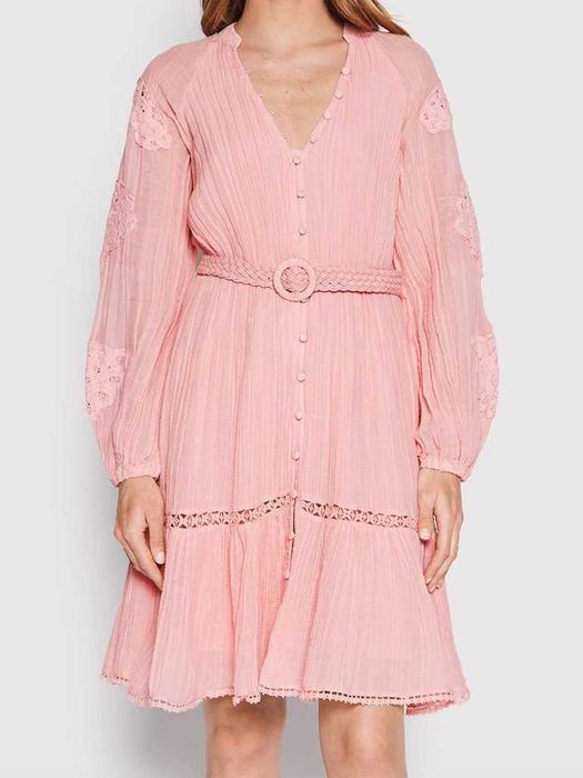 Sukienka letnia z długim rękawem - GUESS - rozm. M (KO3037)