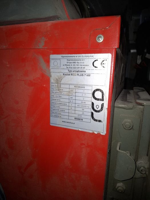 Części do pieca Red plus 7kw