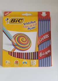 Lápis de cor+6 lápis