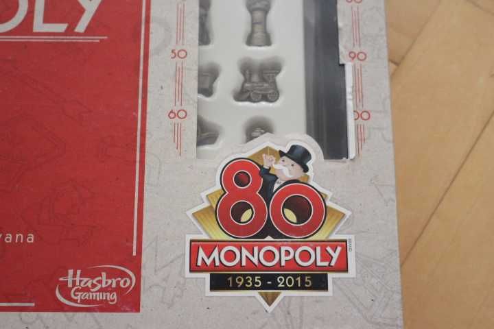 Gra planszowa MONOPOLY 80 lat edycja limitowana