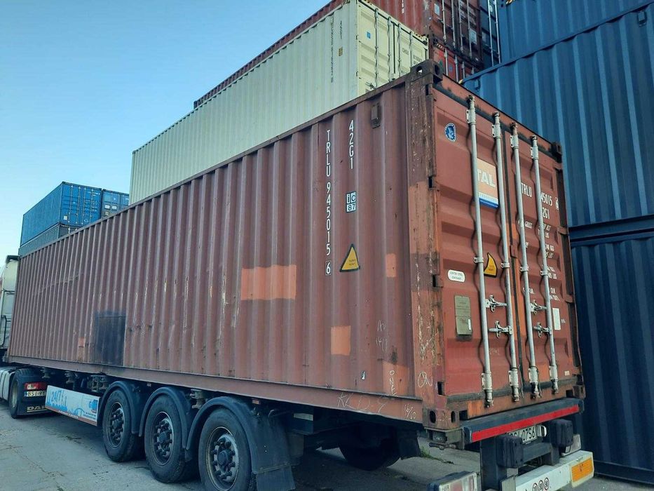 Kontener Morski 40HC Magazynowy 12x2,5x2,6 + Transport HDS