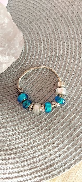 Bransoletka posrebrzana Charm's