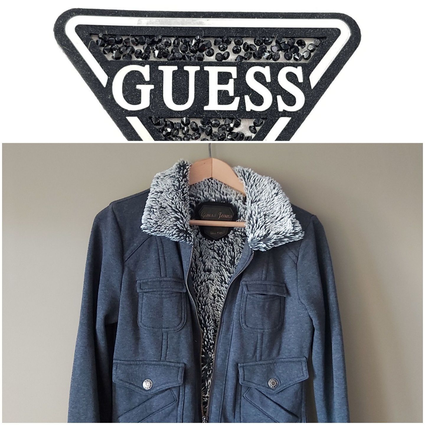 Guess Jeans ocieplana bluza damska S