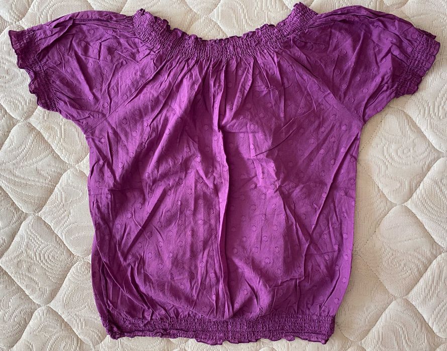 Blusa roxa da Just