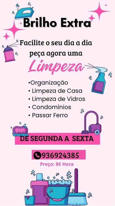 Anuncio Servicos Limpeza