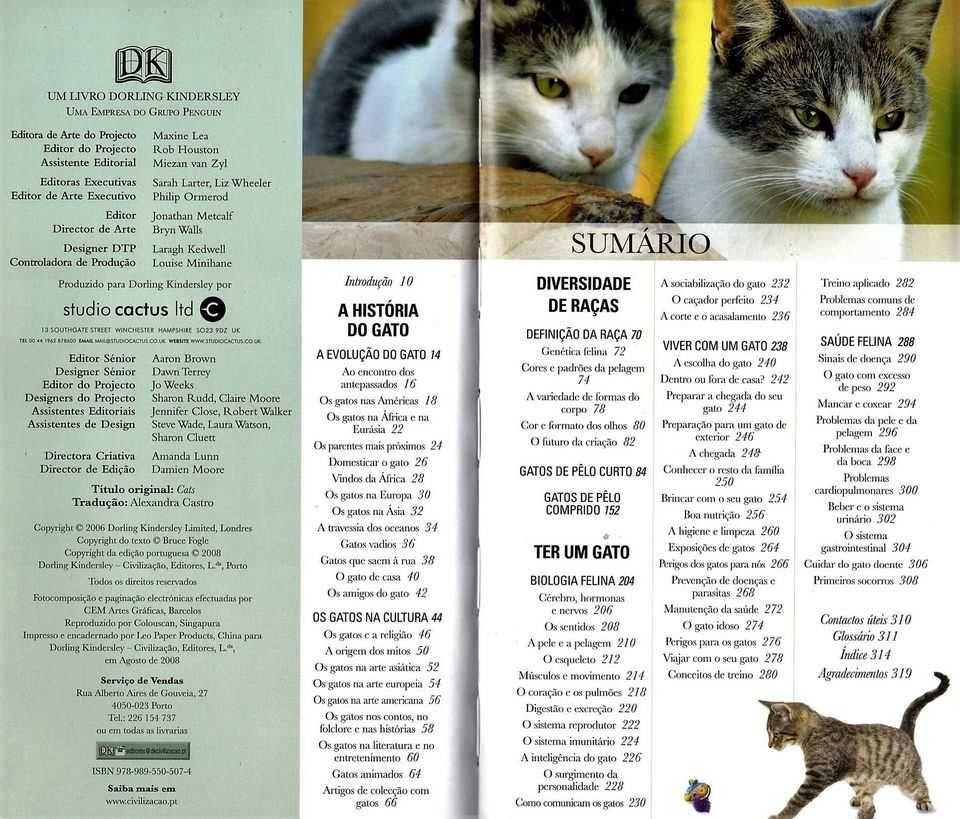 Livro 'Gatos', do Dr. Bruce Fogle