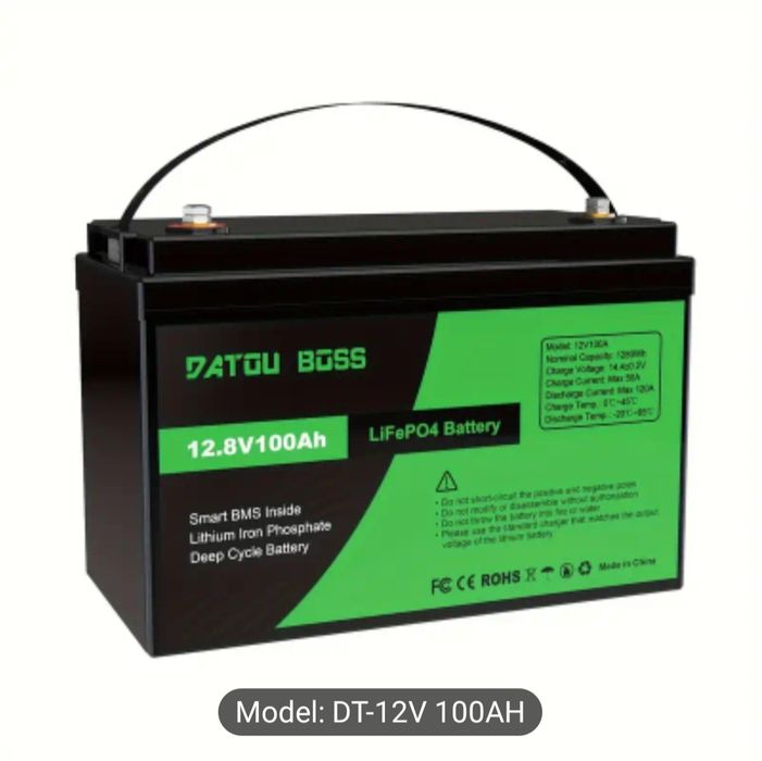 datouboss 12v 100 ah 120 ампер BMS бмс Літій залізо lifepo4 литий