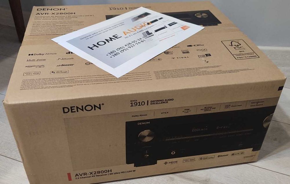 AV-ресивер Denon AVR-X1800H Новий! (AVC-X3800H/Denon AVR-X2800H)