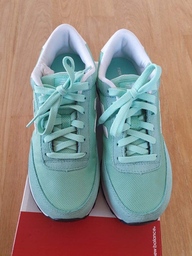 Buty New Balance 37 WL501BLB nowe miętowe białe