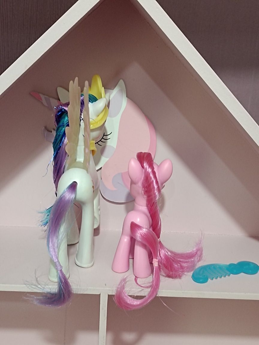 My Little Pony Zestaw Crystal Empire Celestia Pinkie G4 Hasbro unikat