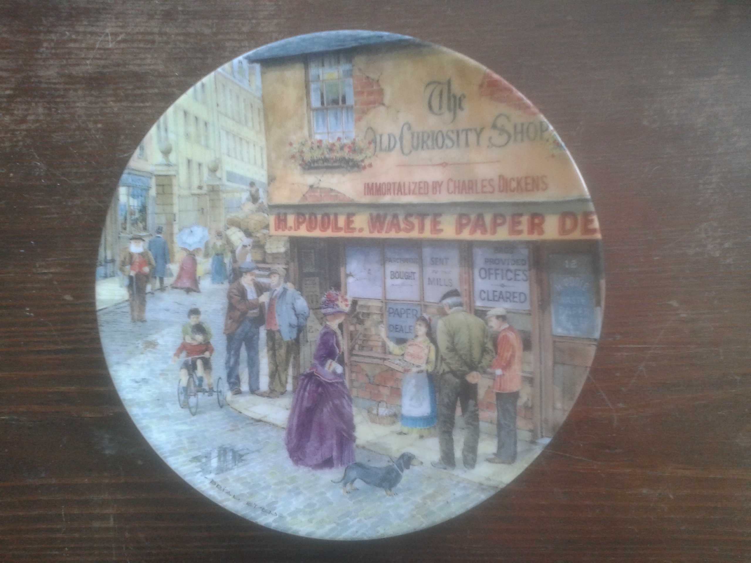Talerze z porcelany Davenport Pottery By Brian Eden Made in England