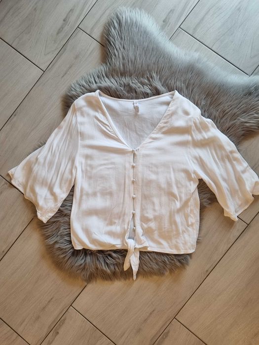 Bluzka, koszula ala boho styl biała