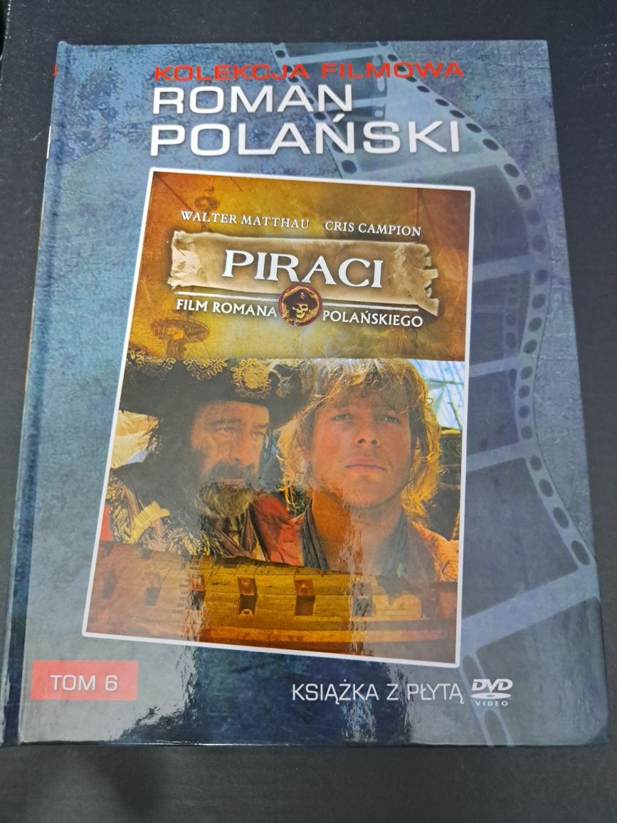 Film DVD z książką Piraci Roman Polański