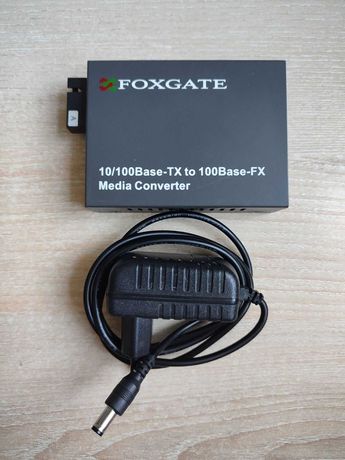 Медіаконвертер Foxgate 10/100 BaseTX (D-Link DSL-2500U в подарунок)