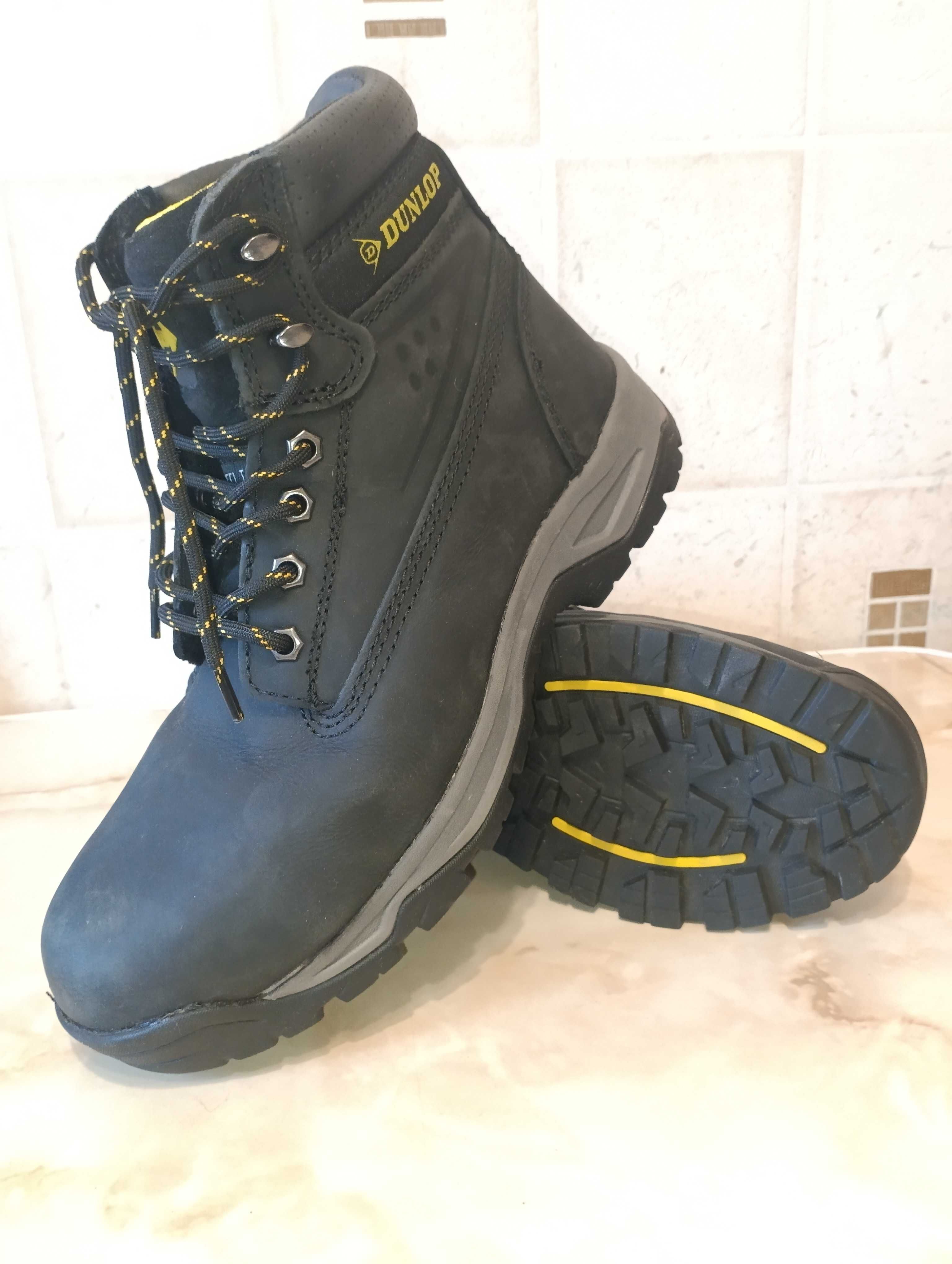 Идеальные Рабочие Ботинки Dunlop 41-41.5р Мет/Носок Англия Кожа