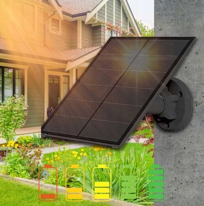 Nowa Kamera Solarna 5MP WiFi Obrotowa Zewnętrzna IR LED 30m - OKAZJA