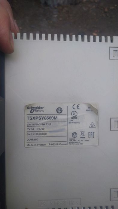 Zasilacz Szyna moduł sterownik schneider TSX z kpl z płytą