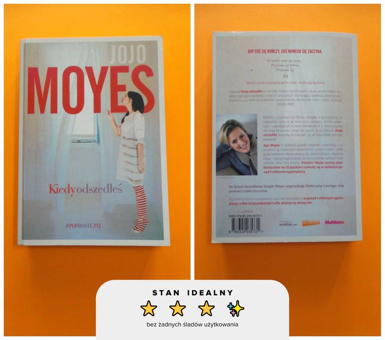 Jojo Moyes — Kiedy odszedłeś  (stan idealny)