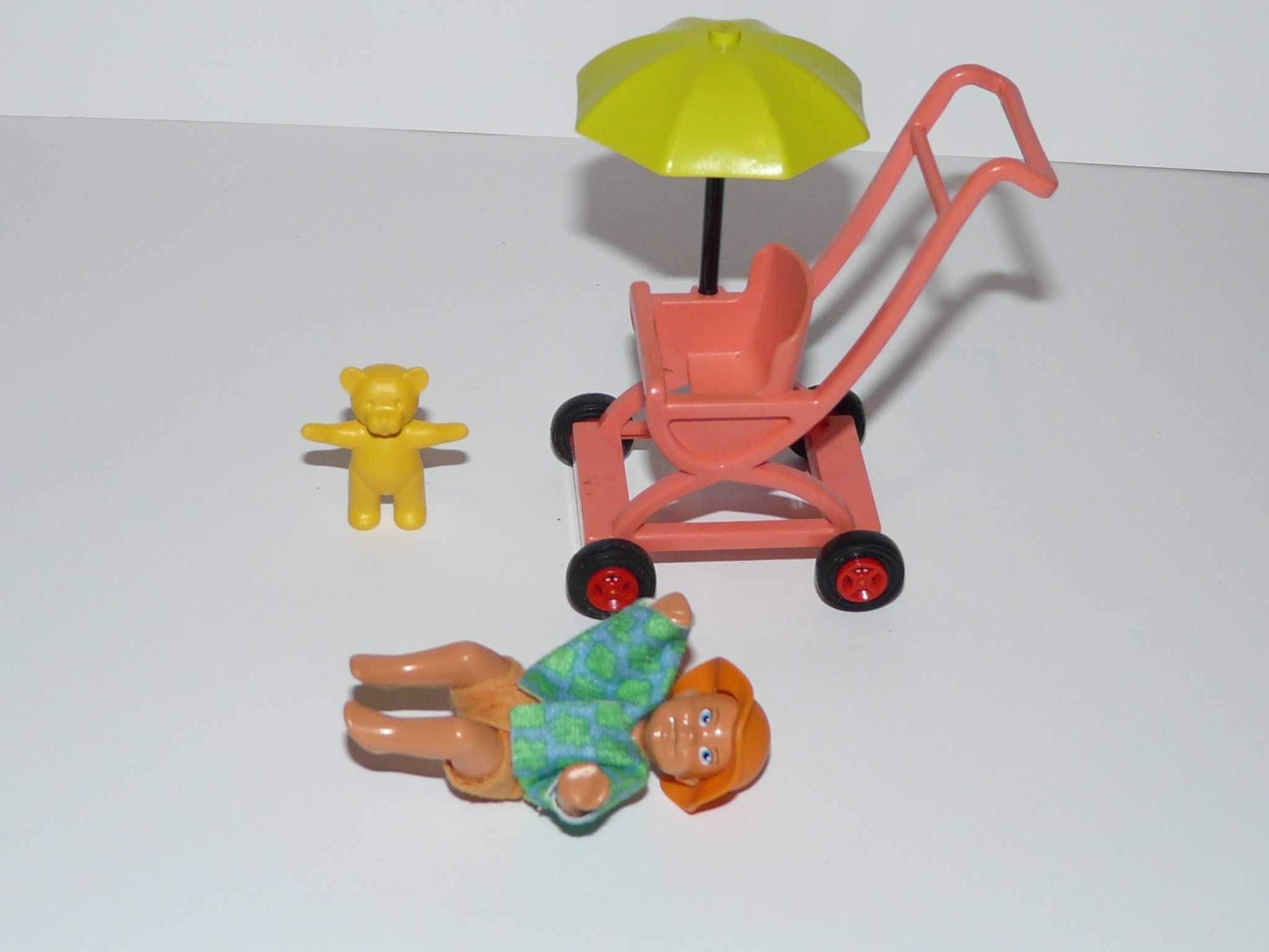 Lego scala belville friends wózek spacerówka niemowlak parasolka miś